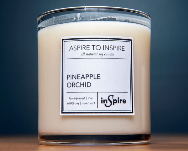 Wood Wick Candle - Pineapple Orchid